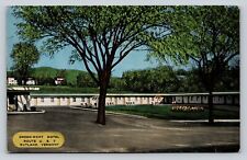 c1956 Rutland Vermont VT Green-Mont Motel - AAA Recommended Ad VINTAGE Postcard picture