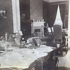 Antique 1903 Main Office White House Washington DC Stereoview Photo Card P2203 picture
