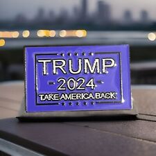 Donald Trump 2024 Take America Back Enamel Hat Lapel Backpack 1