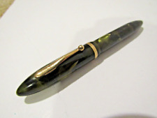 vintage Marbled Pearl Green SHEAFFER fountain pen w/ 5-30 nib  picture