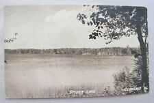 RPPC SPIDER LAKE, CLAM LAKE WIS. - Posted 1942 picture