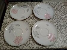 4 Vintage Rosenthale Selb Germany Flowers Sterling Gold Rim Plate Marked Form E picture