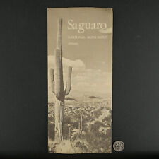 1963 Saguaro National Monument Pamphlet, Arizona picture