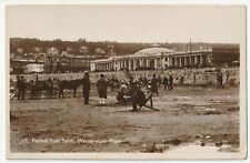 England - Pavilion from Sands, Weston-super-Mare, Somerset - Vintage rppc picture