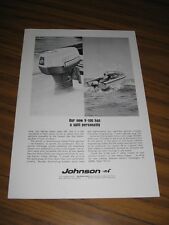 1967 Print Ad Johnson Meteor V-100 Outboard Motors 100 HP picture