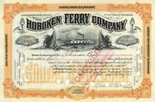 Hoboken Ferry Co. - Orange Issued to Lehman Brothers - 1897 dated Shipping Stock picture