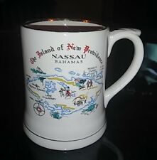 Vintage Nassau Bahamas Island of New Providence Collectible, Coffee Mug, cup picture