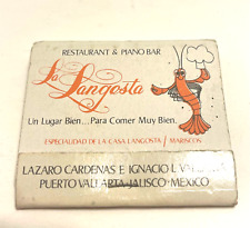 Vintage Matchbook Collectible Ephemera La Langosta 
