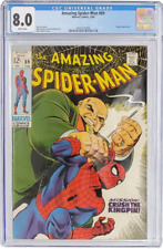 Amazing Spider-Man #69 CGC 8.0 VF 1969 Silver Age Stan Lee John Romita Kingpin picture