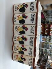 Vintage 6pc Spice Shakers Set picture