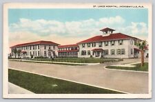 Vintage Postcard St Luke's Hospital, Jacksonville, Florida 1923 picture