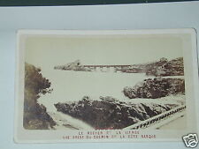 BIARRITZ photo 65X105mm 1870 Atlantic Pyrenees picture