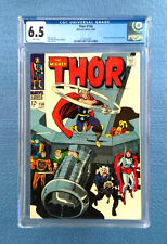 THOR #156 CGC 6.5. FINE+ WHITE PAGES MARVEL COMICS MANGOG AND RECORDER APP picture