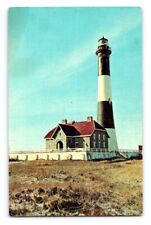 1950'S. FIRE ISLAND LIGHT HOUSE. ROBERT MOSES STATE PARK, NY. POSTCARD KK13 picture