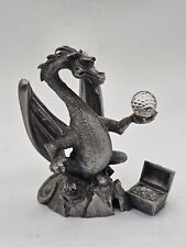 Perth Pewter A Dragon And His Treasure Pewter Figurine By Ray Lamb #AC34 picture