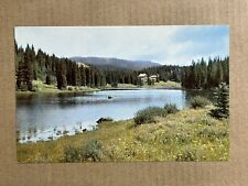 Postcard Alexander Lake Grand Mesa Colorado Scenic Boating View Vintage PC picture
