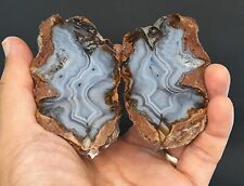 370g Turkish  Banded  Agate Stone From Cubuk Ankara, Specimen, Collectible Agate picture