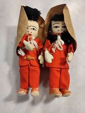 Vintage Matching Pair of Chinese Ada Lum dolls from Early 1900s W/Original Box  picture