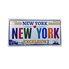 NEW YORK- EXCELSIOR: Souvenir License Plate for Art, Craft, Gift, Decoration, picture