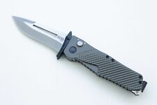SOG Quake Folding knife Knives  Grey Aluminum Handle Assisted opener discontinue picture
