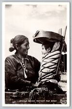 RPPC - Navajo Indian Mother and Babe - Frashers, circa 1940s, EKC, Unposted (NA) picture