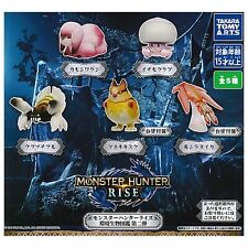 Monster Hunter Rise Biological Encyclopedia Capsule Toy 5 Types Comp Set Gacha picture