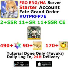 [ENG/NA][INST] FGO / Fate Grand Order Starter Account 2+SSR 90+Tix 490+SQ #UTPR picture