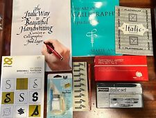Lot of Vintage Calligraphy Books & Misc. items picture