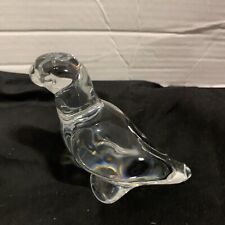 Baccarat Crystal PARROT FIGURINE Bird France Paperweight Vintage picture