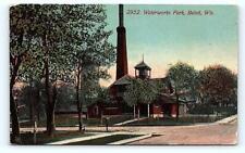 BELOIT, WI Wisconsin ~ WATERWORKS PARK Street Scene c1910s Rock County Postcard picture