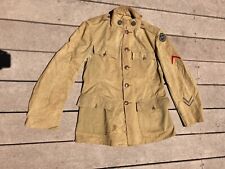 WW1 US Army Military 35th Infantry Division Summer Khaki Jacket Coat Uniform picture