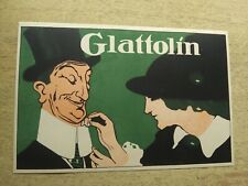 Antique Glattolin Collar sign advertising paper 6.5