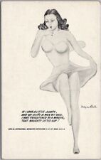 1946 Artist-Signed MEYER LEVIN Mutoscope Card Girl 
