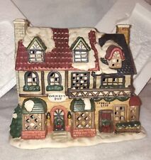 Mervyn's Village Square Lighted Rare Curio & Cobbler Shop 1996 Christmas picture