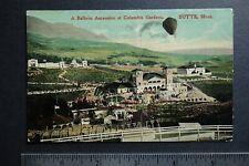 Balloon ascension at Columbia Gardens, Butte MT postcard pmk 1908 picture