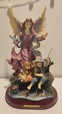 Vintage Goldenvale Collections Large Angel With Boy & Girl- LR32 picture
