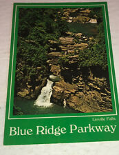 Linville Falls, Blue Ridge Parkway, North Carolina NC, Waterfall Postcard L11 picture