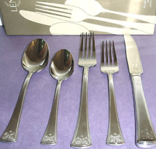 Lenox Autumn Legacy 20 PC. Stainless Flatware Service for 4 Raised Scroll New picture