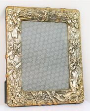 VINTAGE DESIGNER SIGNED CASSETTI STERLING SILVER PICTURE FRAME ORNATE FLOWERS  picture