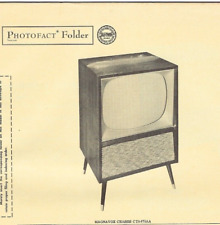 1956 MAGNAVOX CTA475AA TELEVISION Tv Photofact MANUAL CMUA475AA CTA479AA Vintage picture