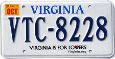 2015-2019 VIrginia IS FOR LOVERS License Plate (RANDOM PLATE#) picture