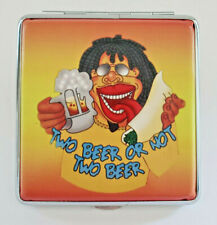 Vint '90s TO BEER OR NOT TO BEER Cigarette Case Stash Box picture
