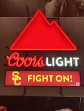 New Coors Light USC College Football Animated LED  Beer Sign Neo neon bar Light  picture