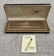 Nice Vintage Cross Ballpoint Pen Box, for 14kt Gold Filled Model Pens picture
