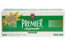 Premier Menthol Green King Size KS Filtered Cigarette Tubes 5 Boxes (1000 tubes) picture