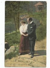 Newville, ND Cando, North Dakota 1910 Postcard, Romance with Liar picture