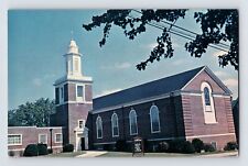 Postcard Delaware Milford DE Avenue Methodist Church 1960s Unposted Chrome picture