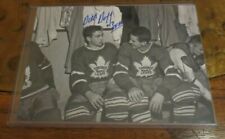 Dick Duff Hall of Fame NHL Hockey signed autographed photo Maple Leafs Canadiens picture