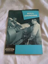 1960 Norton Abrasives Roll Grinding Booklet Vintage picture