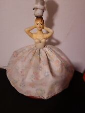 VINTAGE 60'S BOUDOIR DOLL LADY LAMP BY Underwriters Laboratory Inc risque works picture